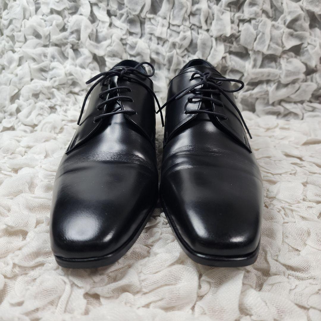 むぎ＊美品 ベニル プレーントゥ レザー シューズ 6㎝ヒールアップ