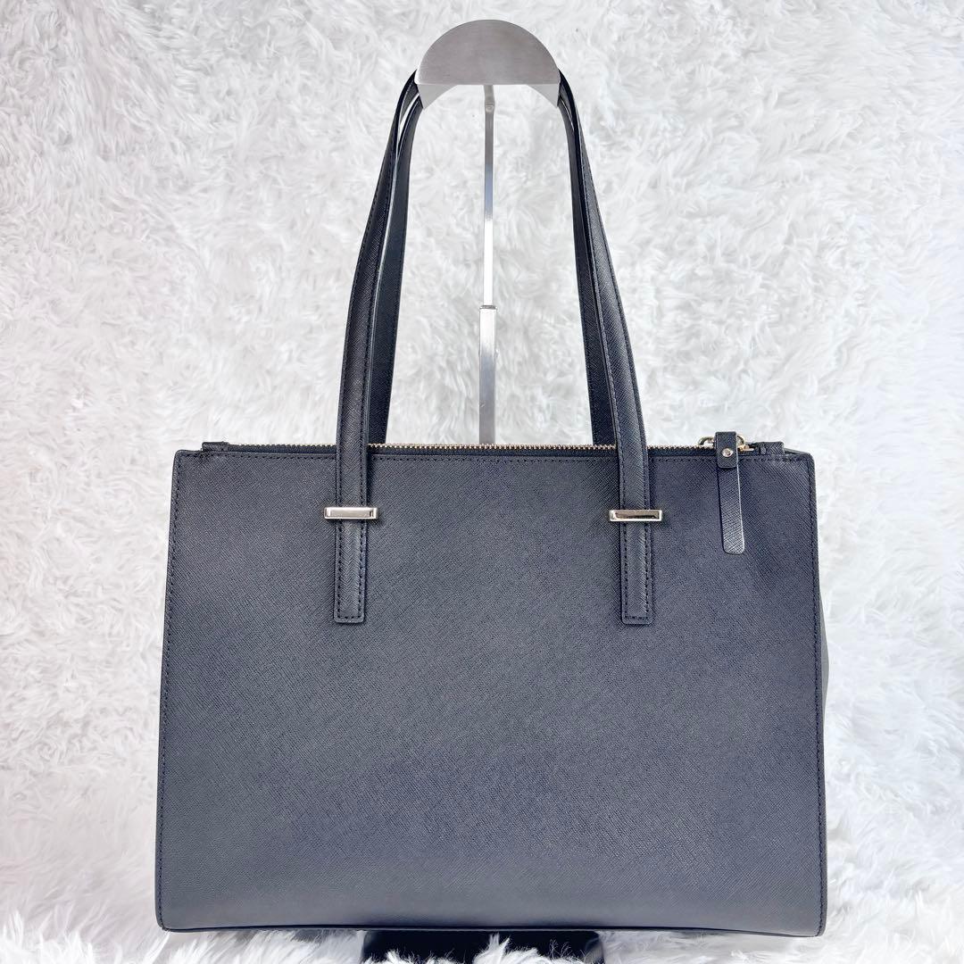 【未使用級】 ケイトスペードKatespade トートバッグ 黒 レザー