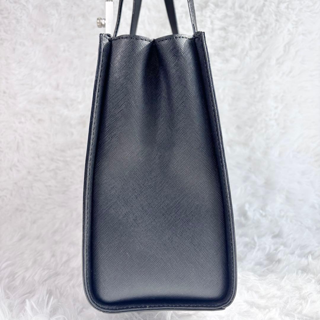 【未使用級】 ケイトスペードKatespade トートバッグ 黒 レザー