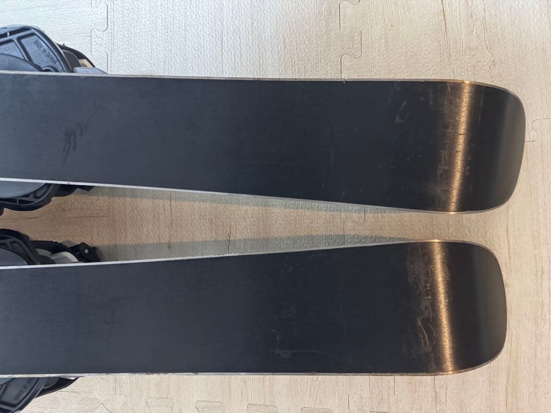 ショートスキー　ソフトビンディング