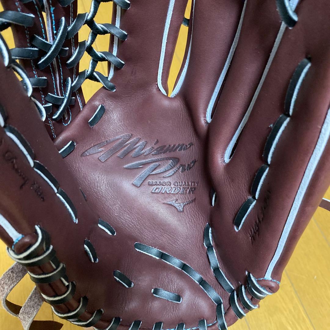 ミズノプロ　硬式　オーダー　波賀ジャパン　外野手用 右投げ用　数回使用程度