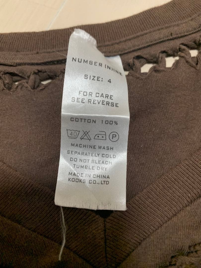 ナンバーナイン　ジョージ期　Tシャツ