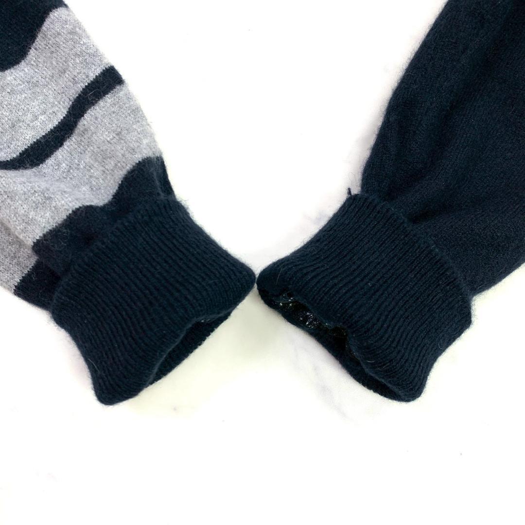 【サイズ5】2023年 パーリーゲイツ カシミヤ ニット ネイビー　E035