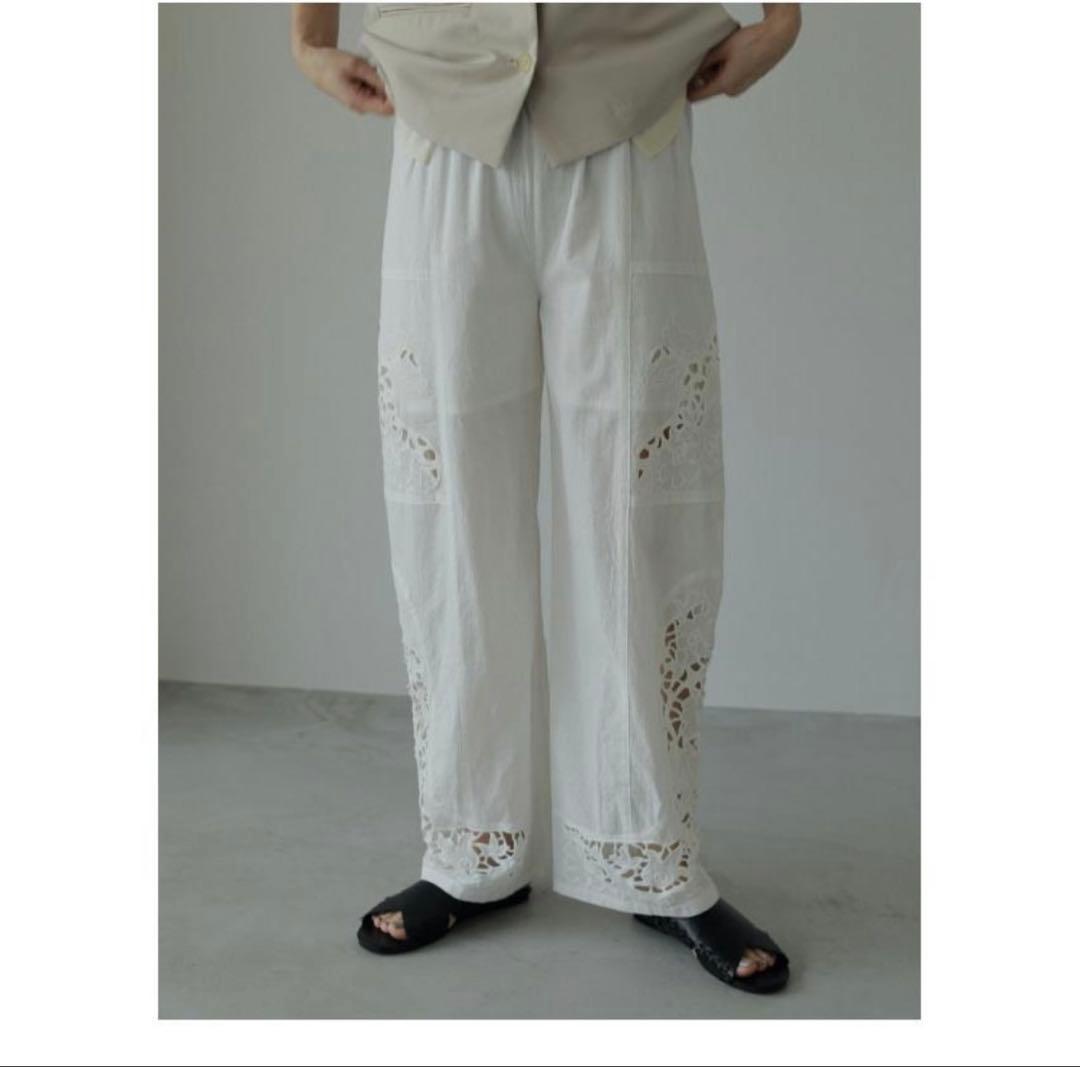 アンヌーク anuke Cutwork Lace Pants