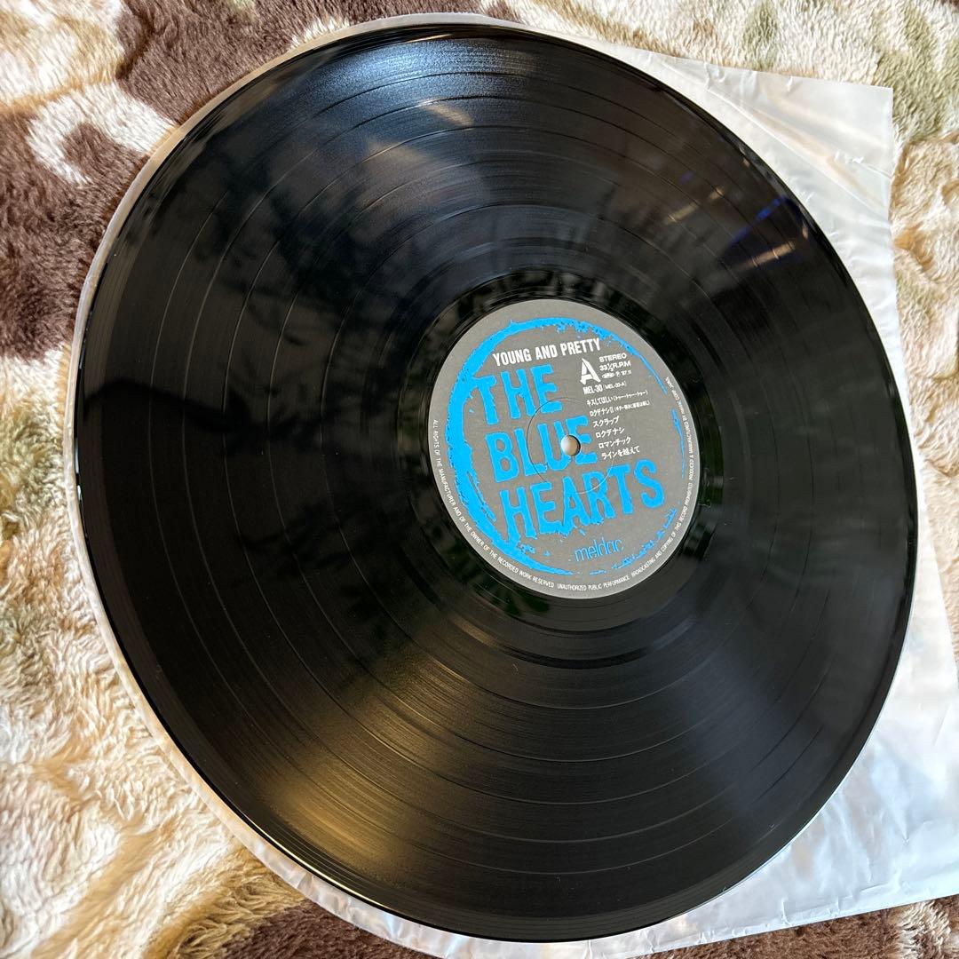 THE BLUE HEARTS／YOUNG AND PRETTY／レコード／美盤