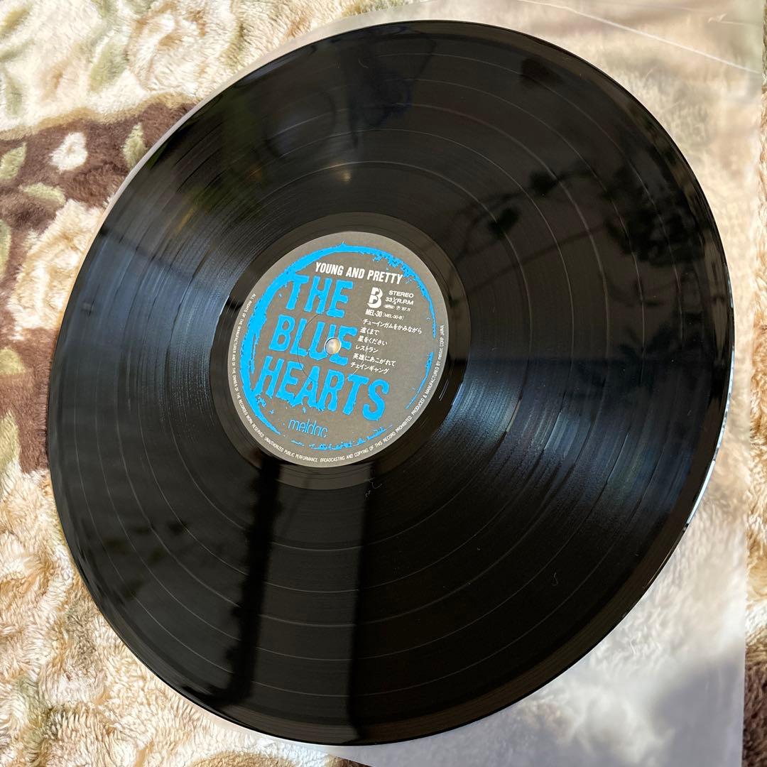 THE BLUE HEARTS／YOUNG AND PRETTY／レコード／美盤
