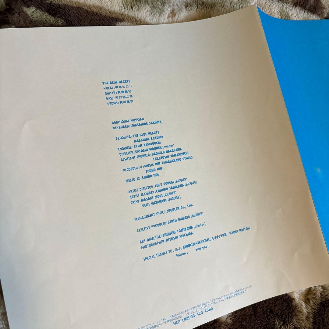 THE BLUE HEARTS／YOUNG AND PRETTY／レコード／美盤