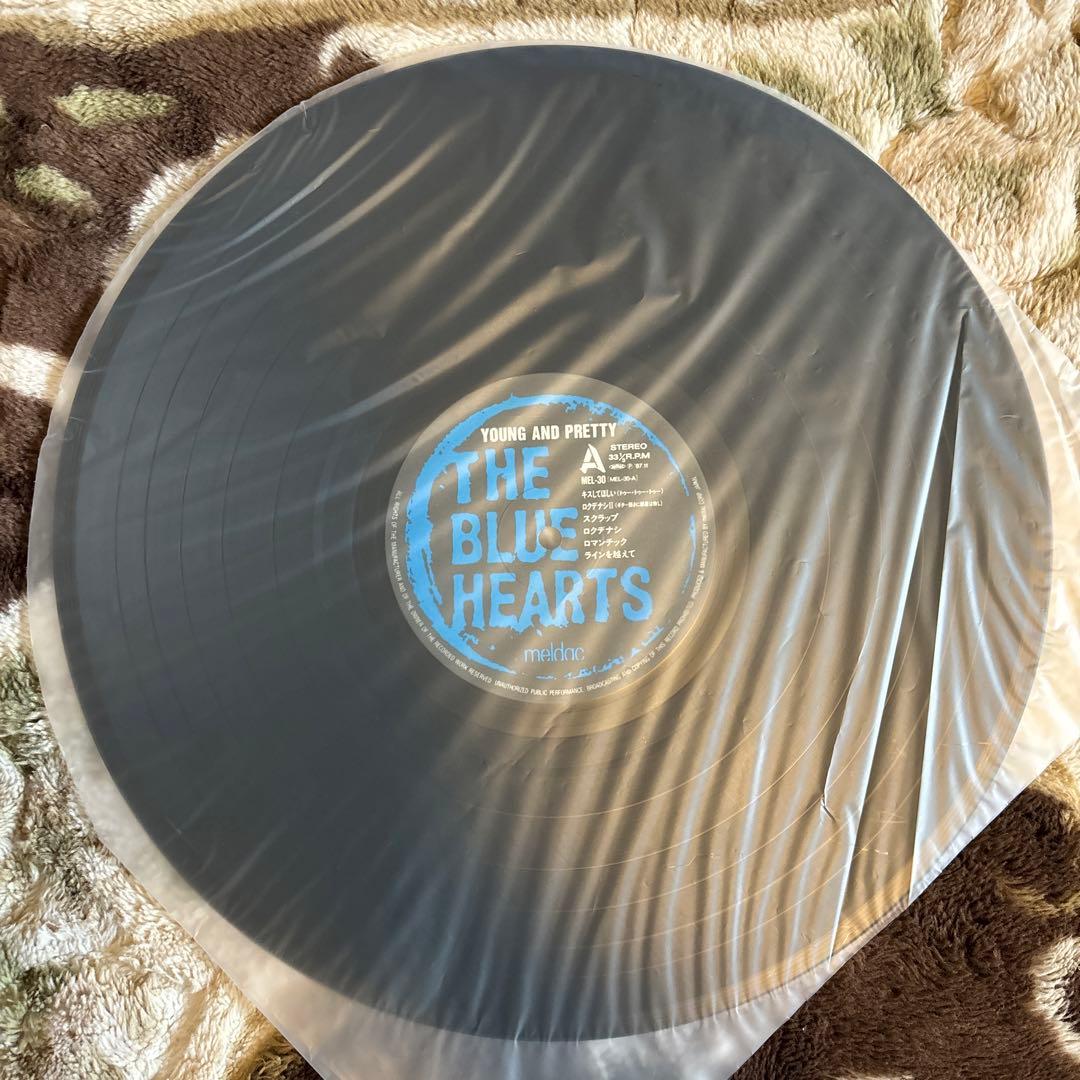 THE BLUE HEARTS／YOUNG AND PRETTY／レコード／美盤