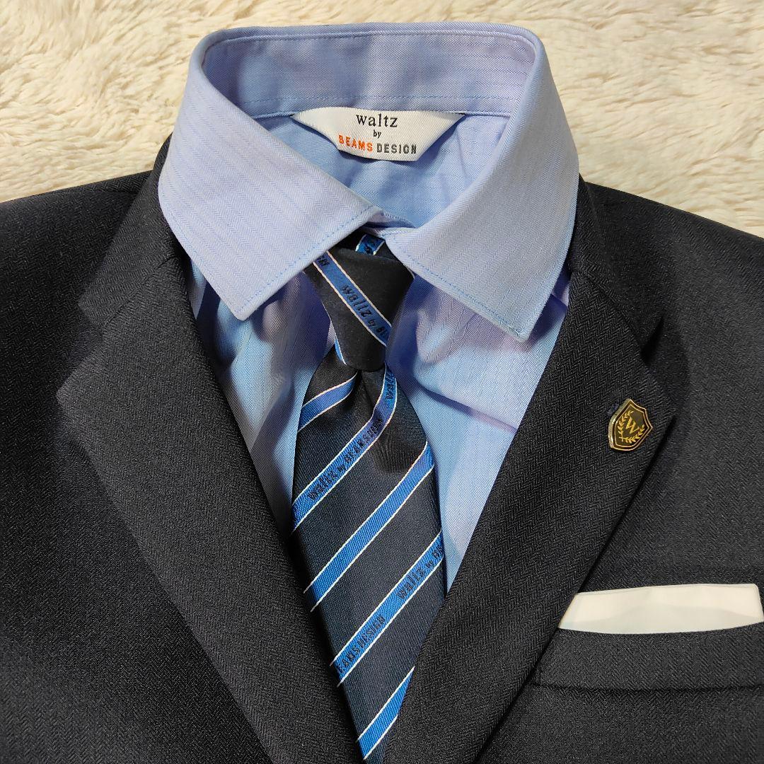 新品✨4点セット✨卒服✨バッチ付✨ウォルツバイビームスデザイン フォーマルスーツ