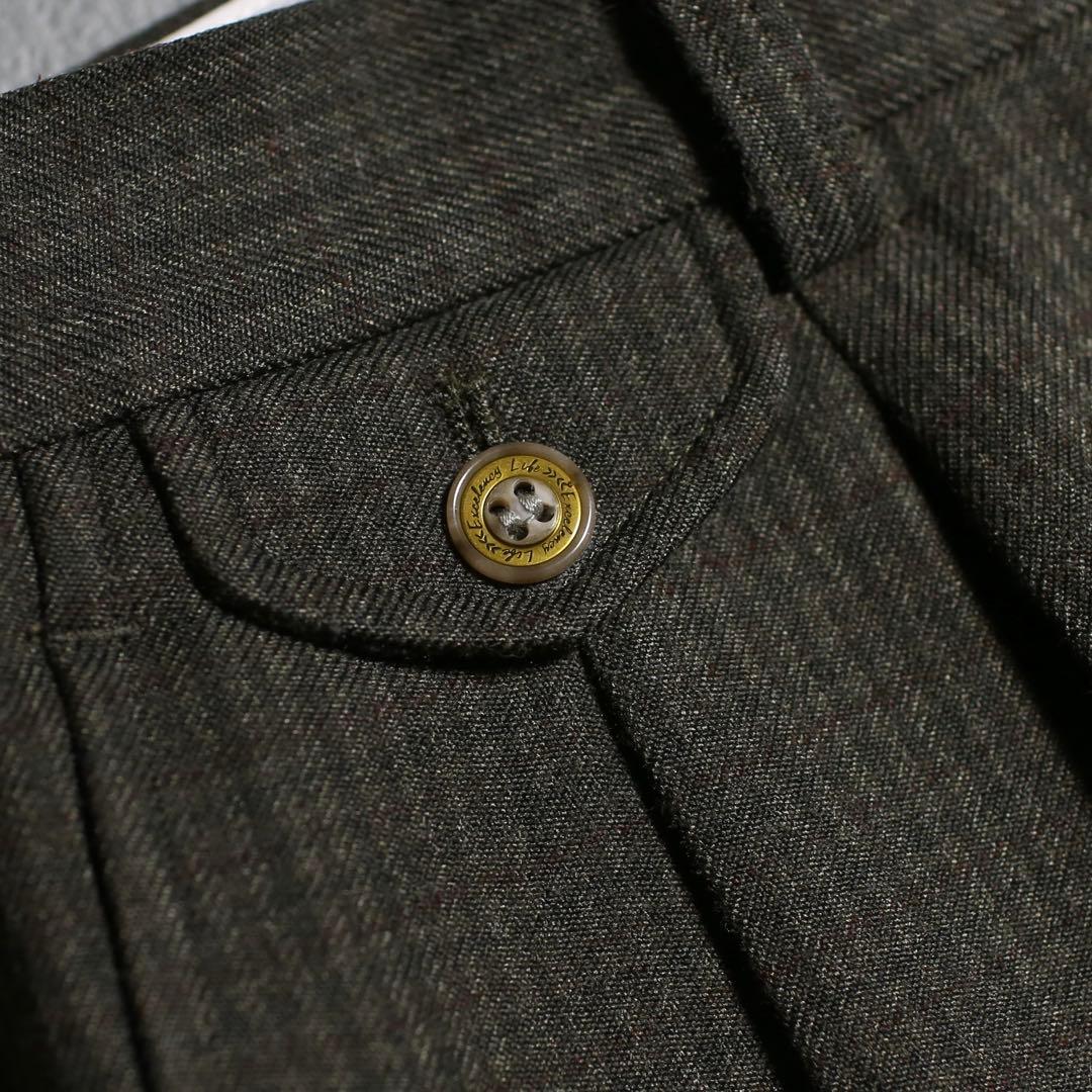 雰囲気◎ 80s~ UNKNOWN Wool 100% JAPAN Slacks