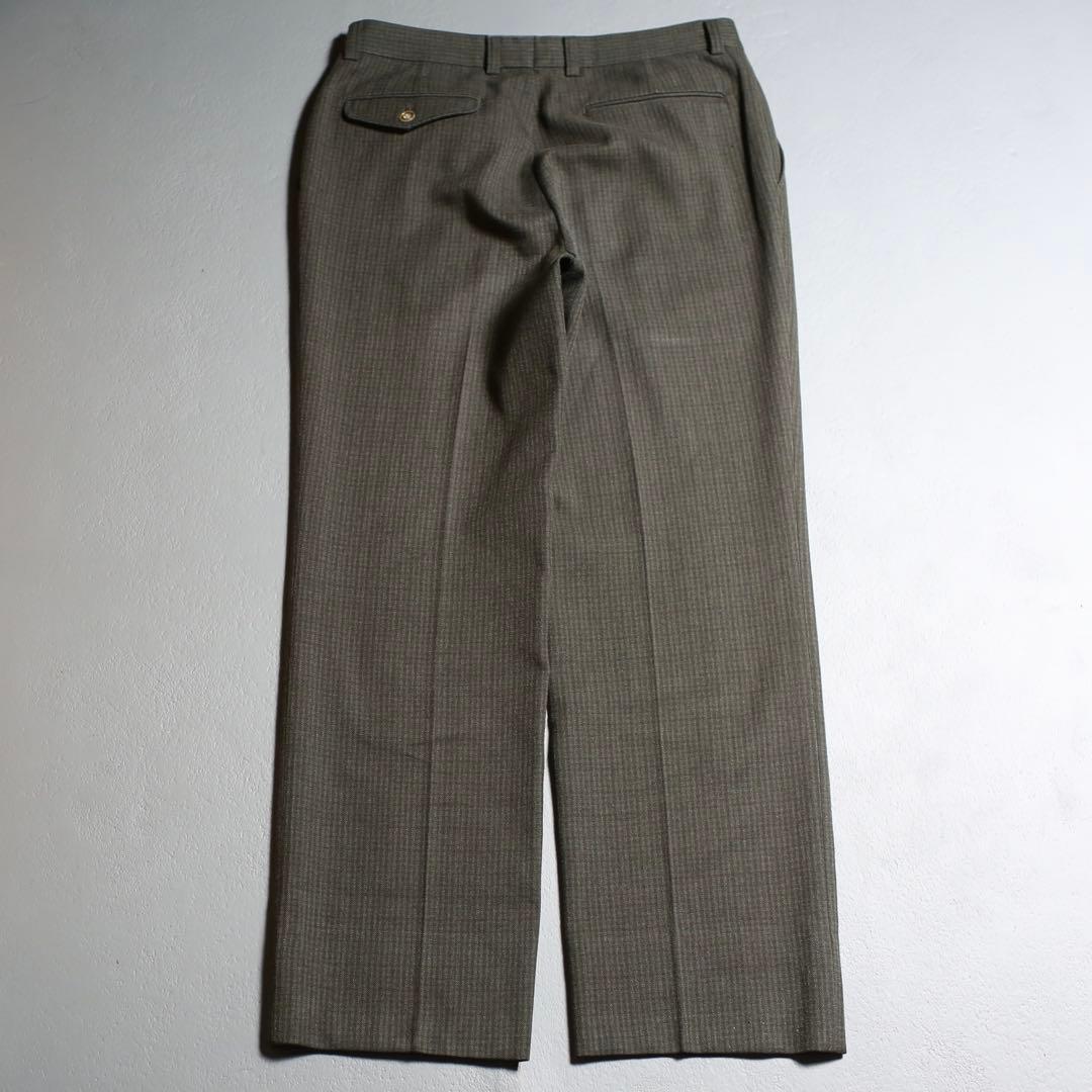 雰囲気◎ 80s~ UNKNOWN Wool 100% JAPAN Slacks