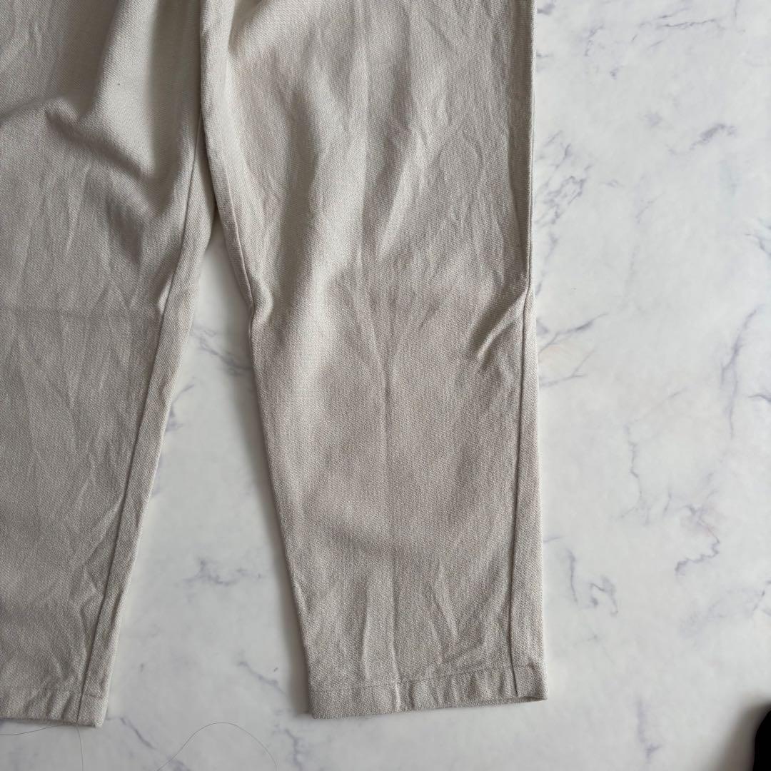 極美品 evameva エヴァムエヴァ ウール コットン リネンパンツ サイズ2
