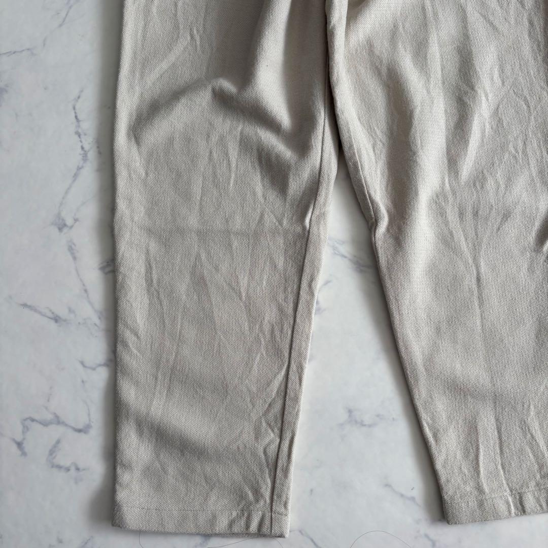 極美品 evameva エヴァムエヴァ ウール コットン リネンパンツ サイズ2