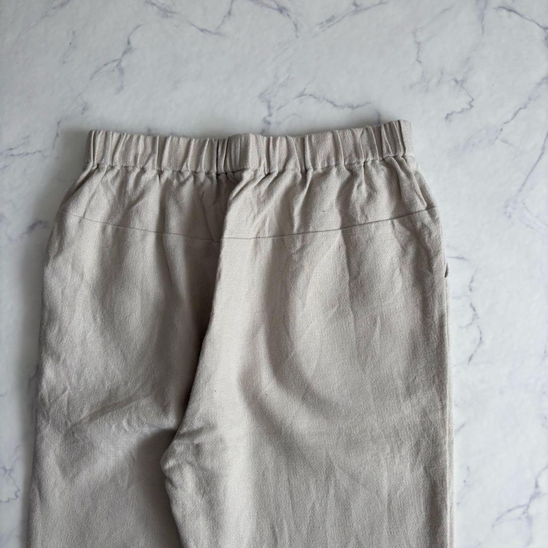 極美品 evameva エヴァムエヴァ ウール コットン リネンパンツ サイズ2
