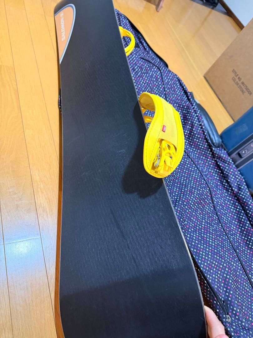 Salomon 146cm スノーボード／ビンディング／ケース＋新品ゴーグル