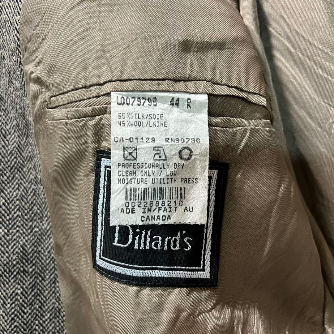 90s ラルフローレン ツイードジャケット シルク ウール ヘリンボーン 古着