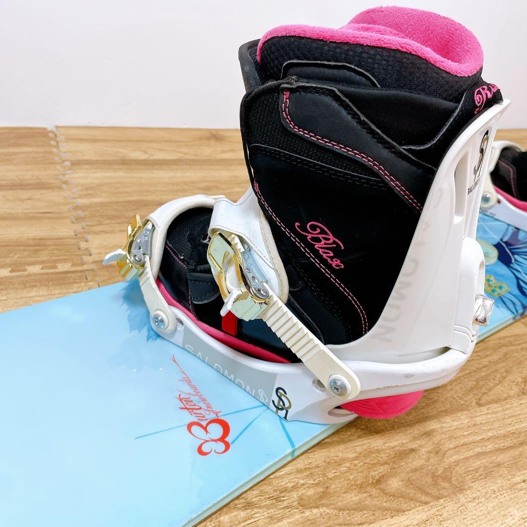 レディース　スノーボード　3点セット　BURTON バートン　サロモン　147