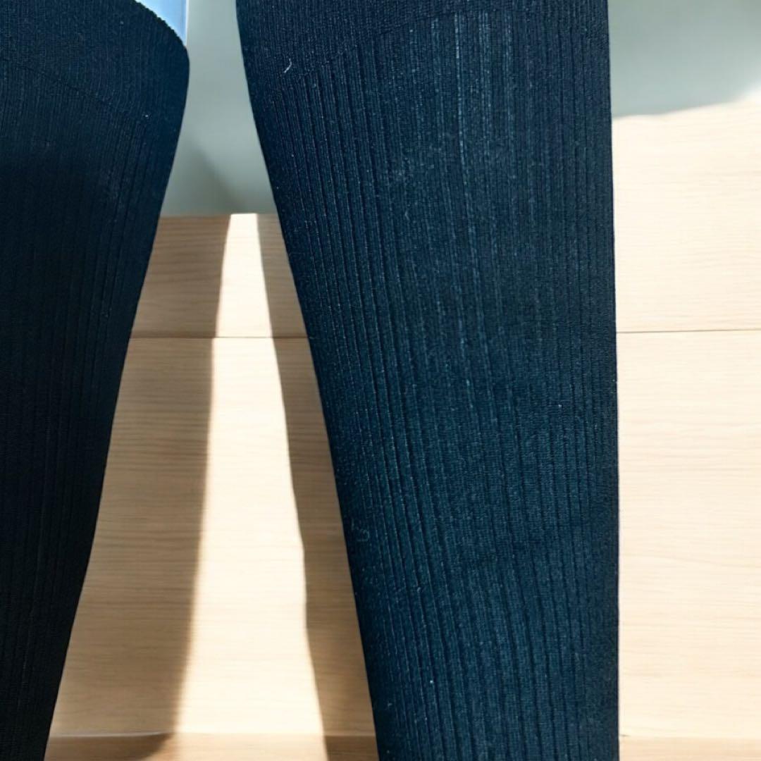 【CHANEL】シャネル CC ニーソックス　足のサイズ22〜23センチ