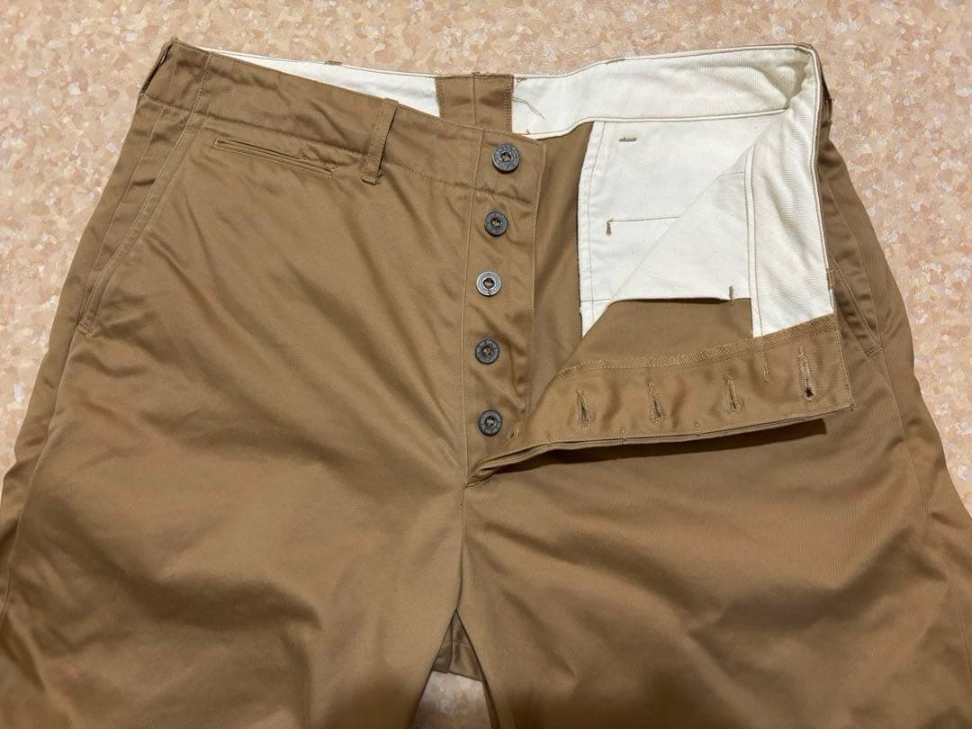 美品！ Buzz Rickson's 1945モデル チノパン キャメル W33