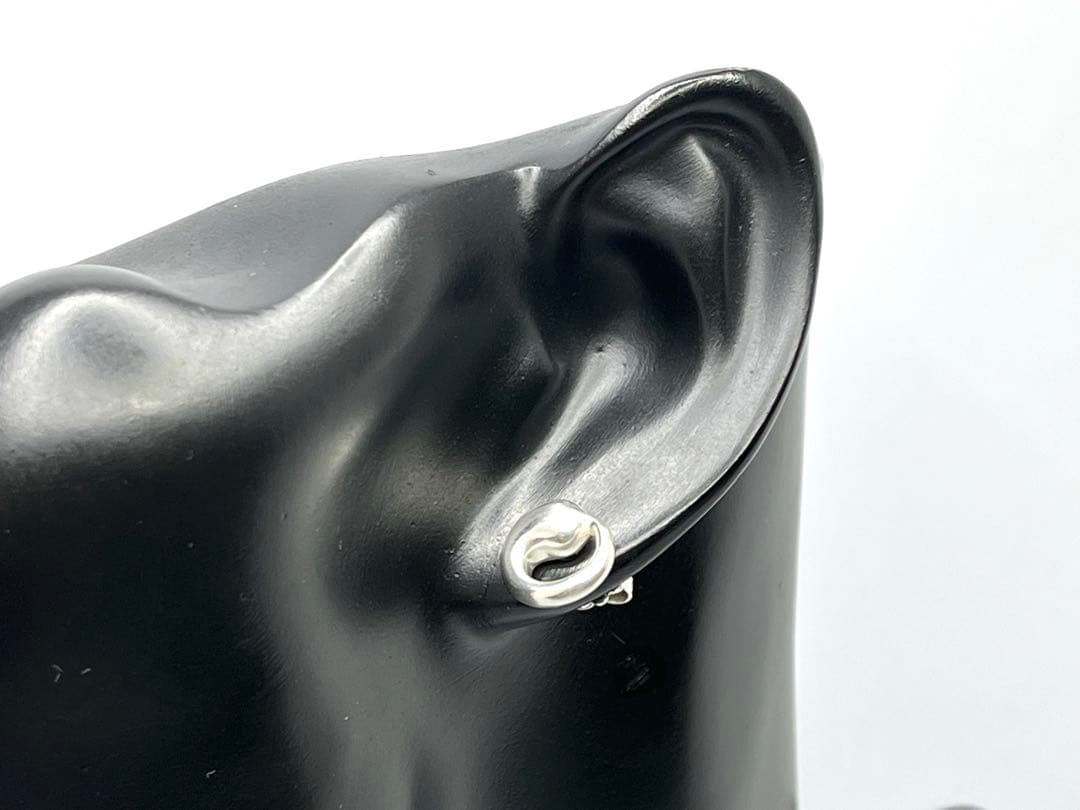 h578 美品　ティファニー　エターナルサークル　ピアス　シルバー　925