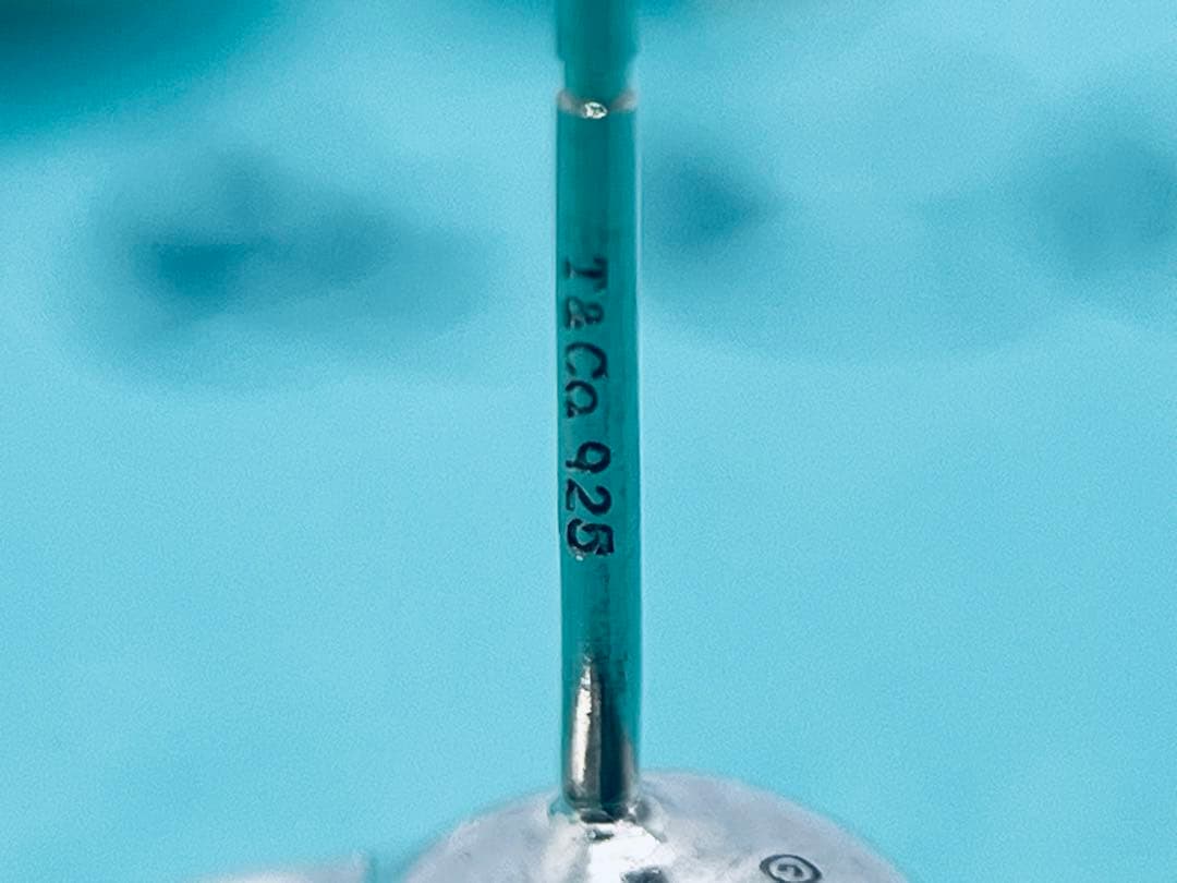 h578 美品　ティファニー　エターナルサークル　ピアス　シルバー　925