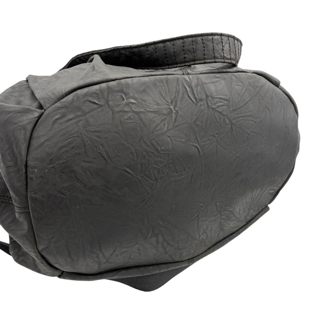 ディーゼル ショルダーバッグ y2k 90s レザー メタルロゴ ブラック 迷彩