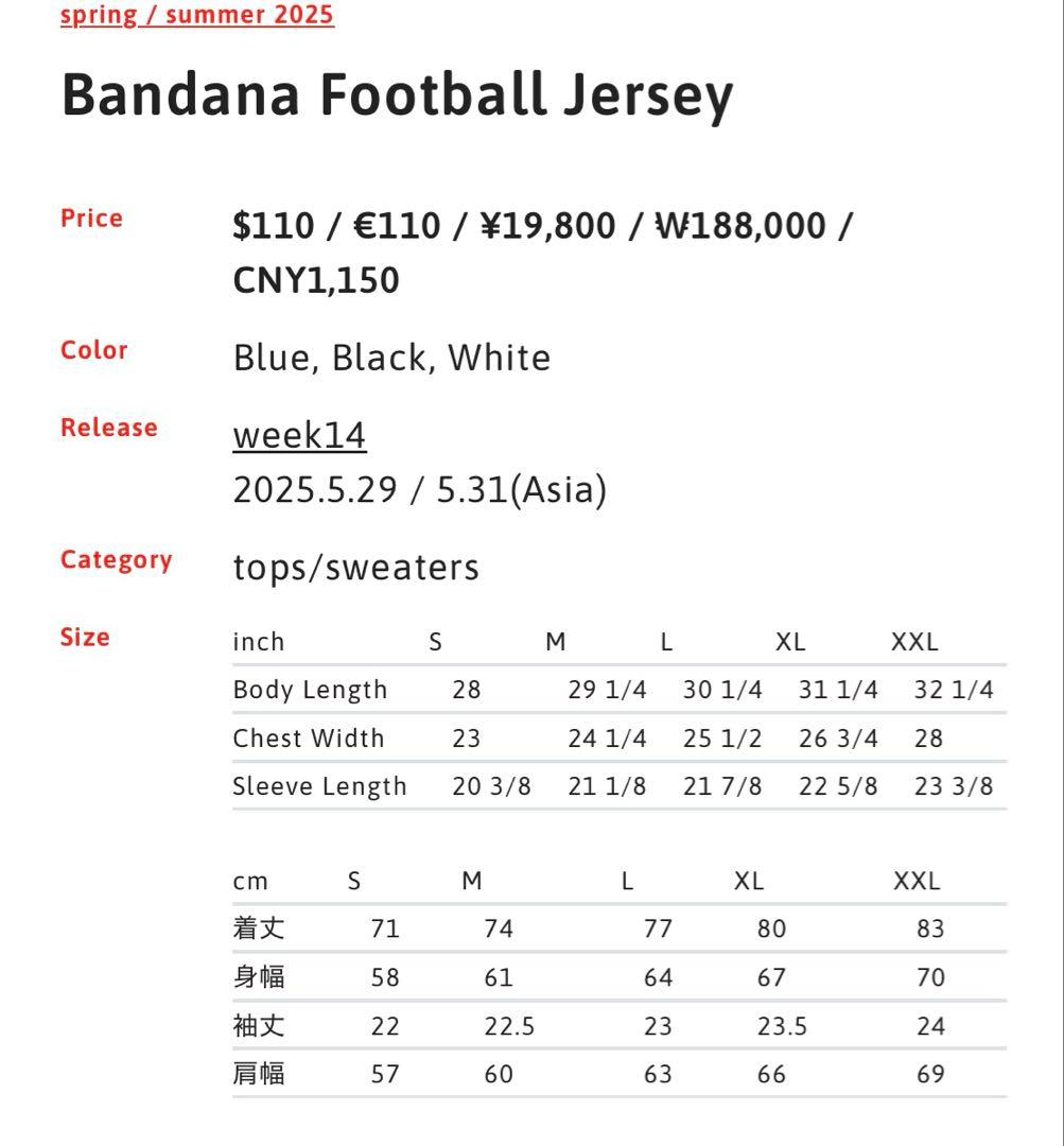 シャツ Supreme Bandana Football Jersey