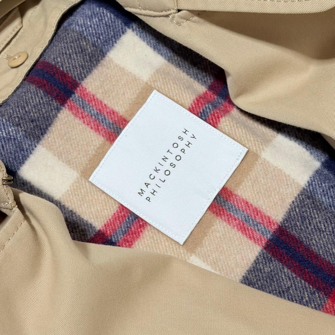 美品　マッキントッシュフィロソフィー　トレンチ　ライナー　ベルト　ベージュ