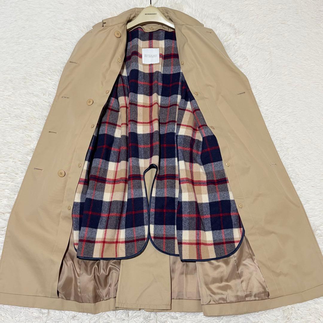 美品　マッキントッシュフィロソフィー　トレンチ　ライナー　ベルト　ベージュ