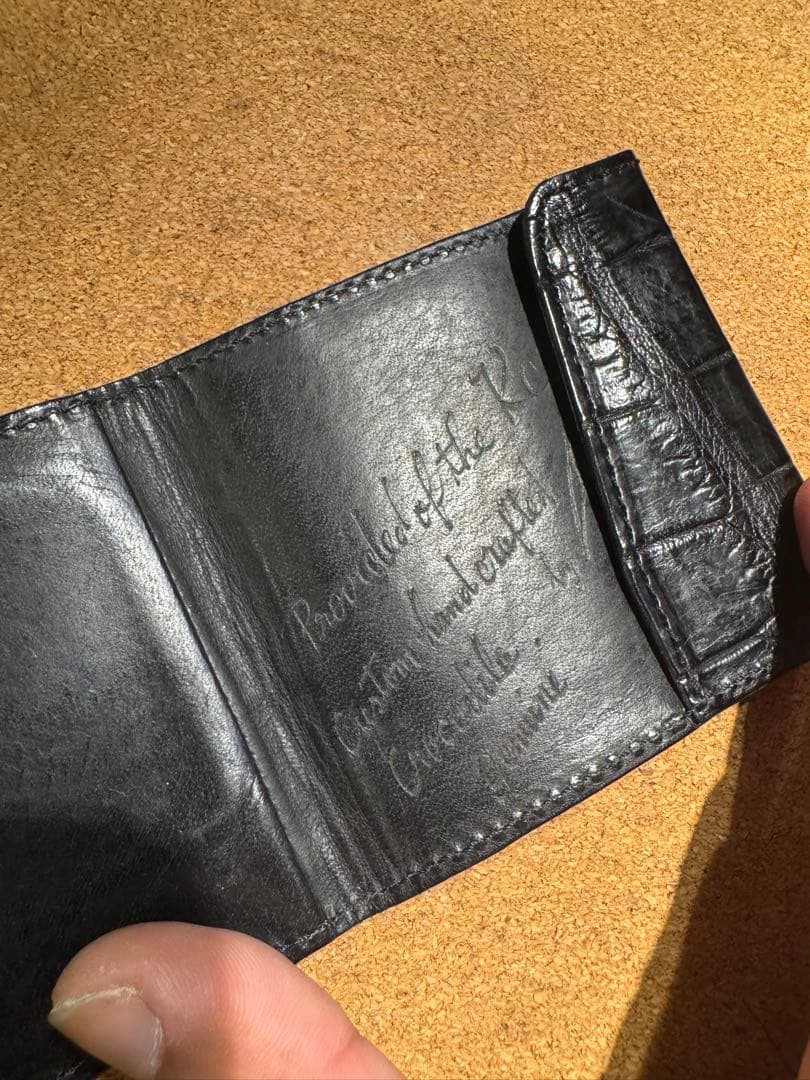 【限定商品】窪田クラフトマネージャケット ステルス クロコダイル(ブラック)