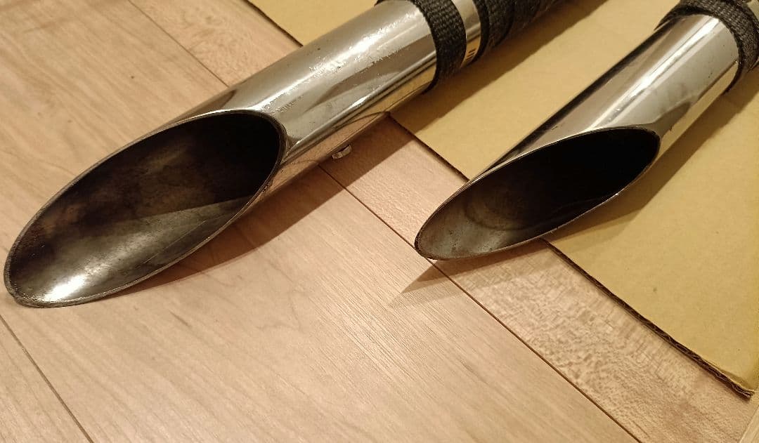 エリミネーター250v　ドラッグマフラー