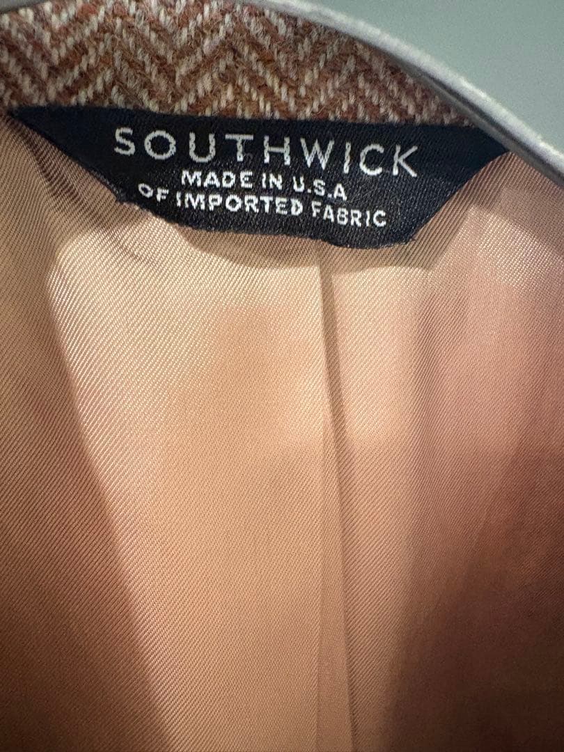 SOUTHWICK サウスウィック ヘリンボーンジャケット 36 アメリカ製