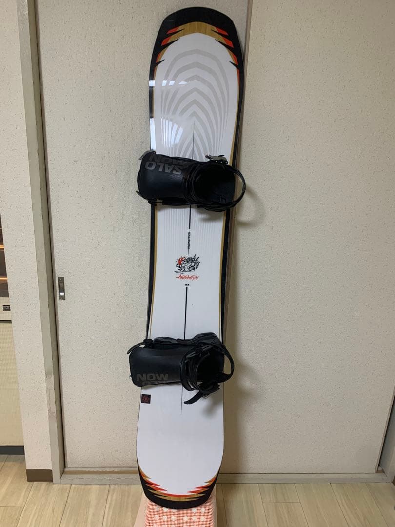 サロモン　アサシン新作　156 ディストリクト黒Mサイズ　板ビンディングセット