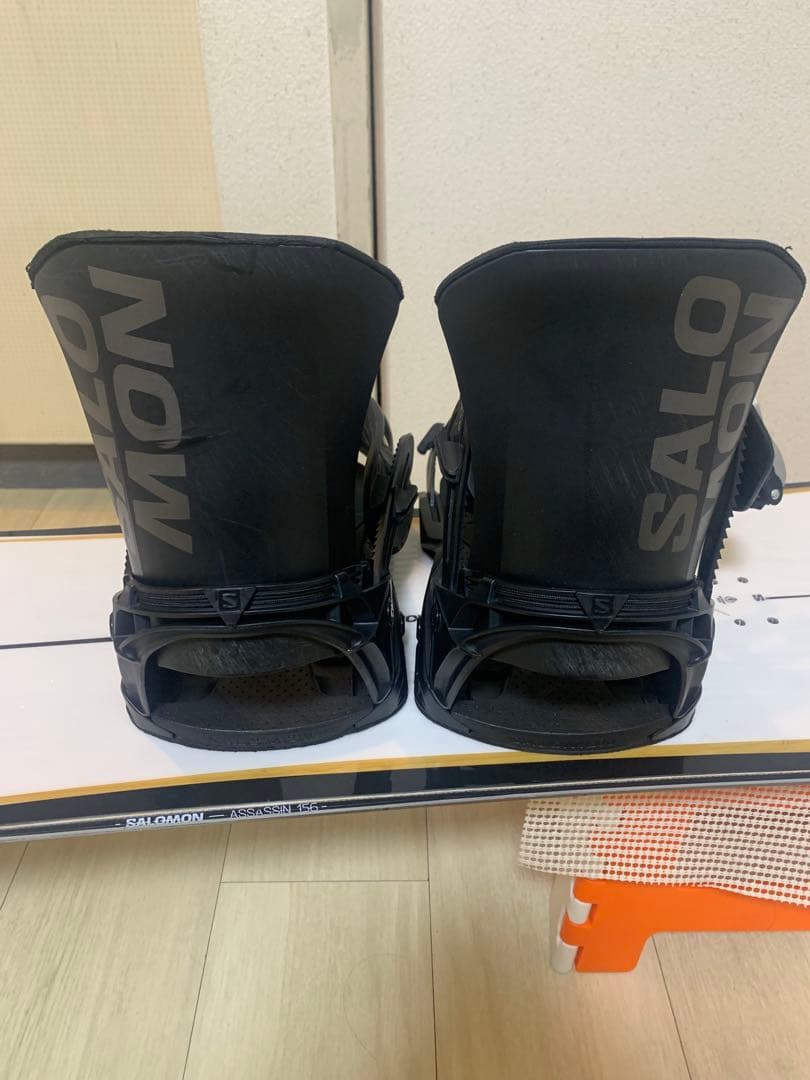 サロモン　アサシン新作　156 ディストリクト黒Mサイズ　板ビンディングセット