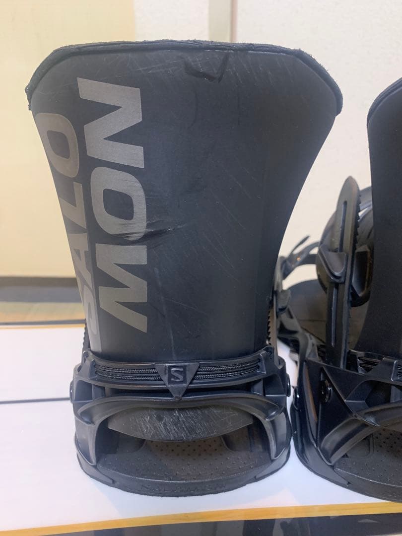 サロモン　アサシン新作　156 ディストリクト黒Mサイズ　板ビンディングセット