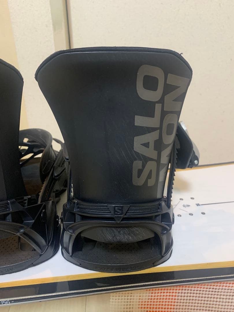 サロモン　アサシン新作　156 ディストリクト黒Mサイズ　板ビンディングセット