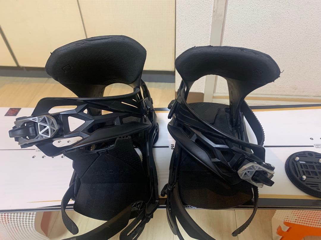 サロモン　アサシン新作　156 ディストリクト黒Mサイズ　板ビンディングセット