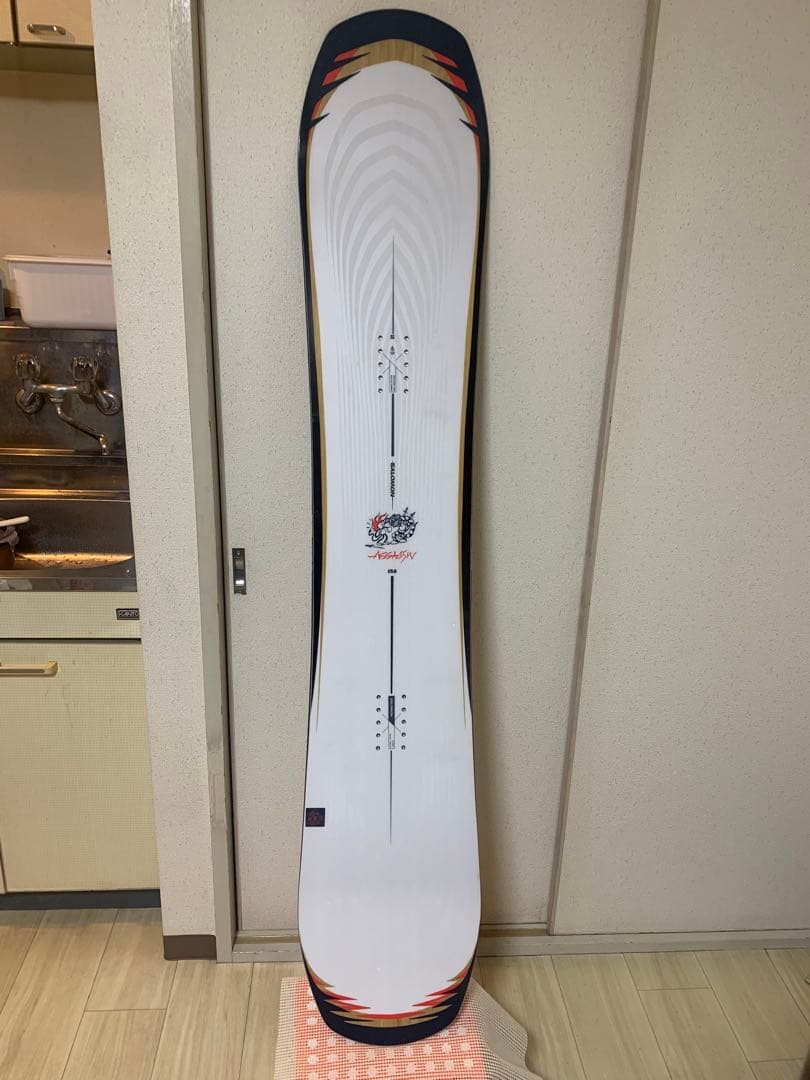 サロモン　アサシン新作　156 ディストリクト黒Mサイズ　板ビンディングセット