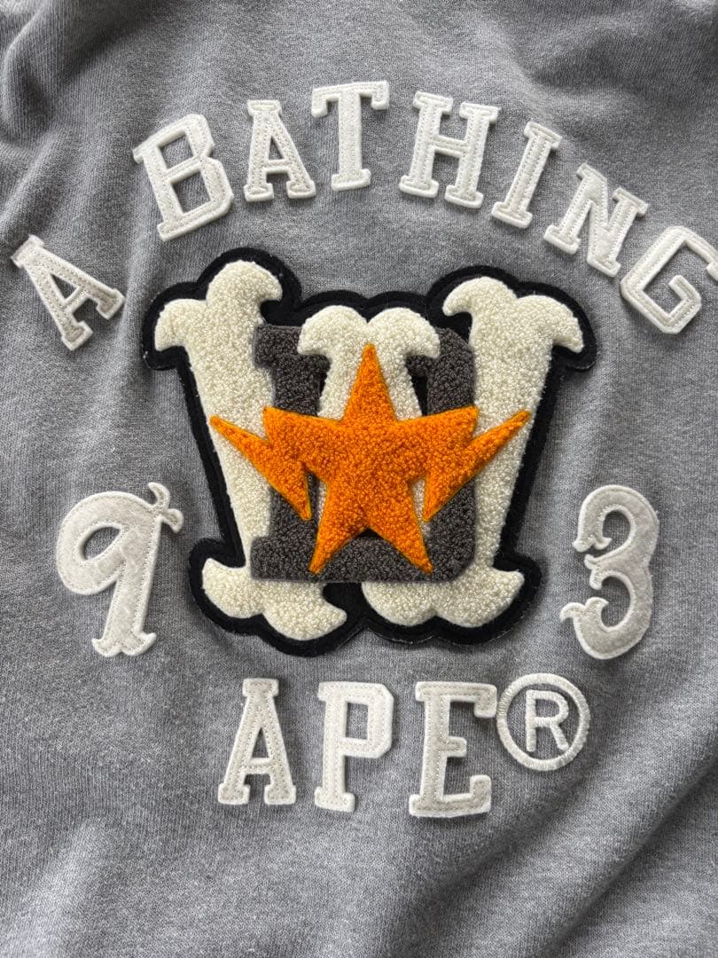 A BATHING APE スウェットスタジャン