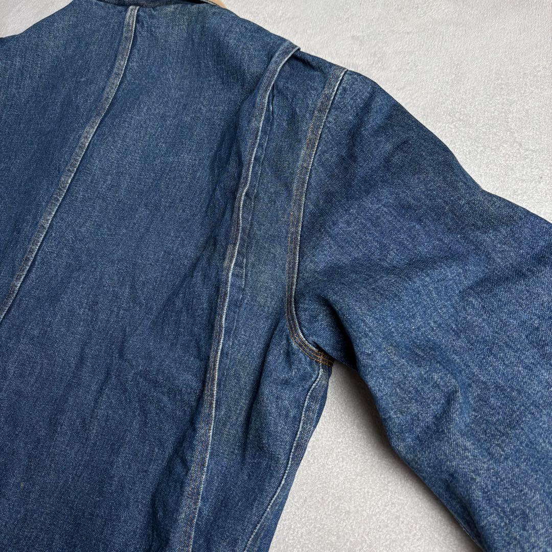 80s-90s USA製 ポロラルフローレン　デニムカバーオール　ブランケット