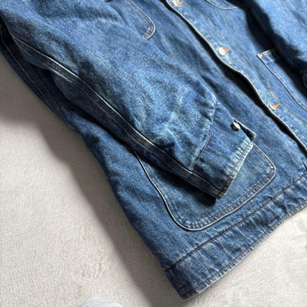 80s-90s USA製 ポロラルフローレン　デニムカバーオール　ブランケット