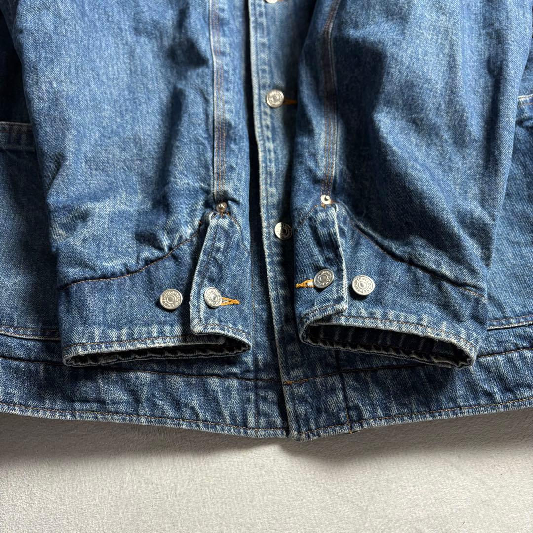 80s-90s USA製 ポロラルフローレン　デニムカバーオール　ブランケット