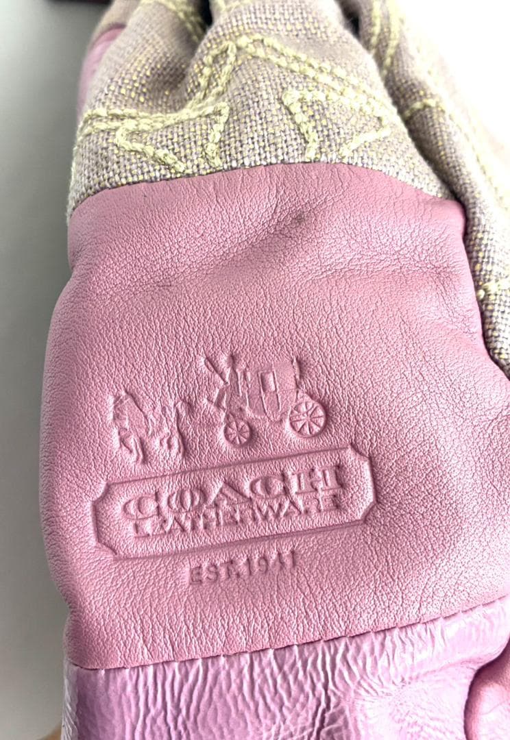 26S1-148 コーチ シグネチャーオプアート バッチワーク ワンショルダー