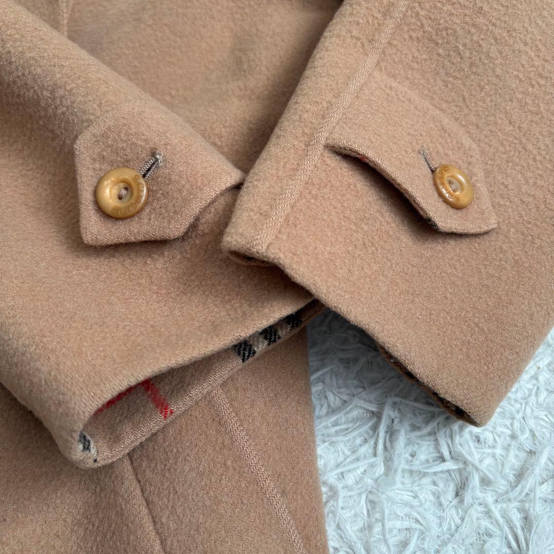 希少♡バーバリー ダブルフェイス コート ゆったり チェスター M〜L