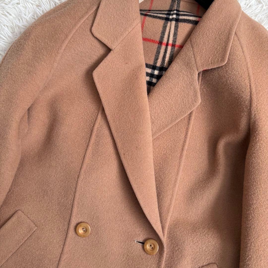 希少♡バーバリー ダブルフェイス コート ゆったり チェスター M〜L
