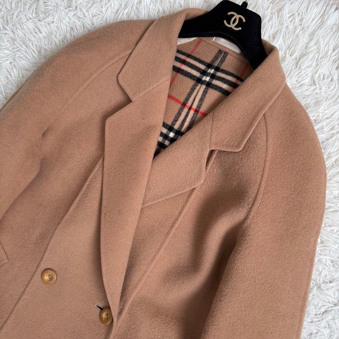 希少♡バーバリー ダブルフェイス コート ゆったり チェスター M〜L