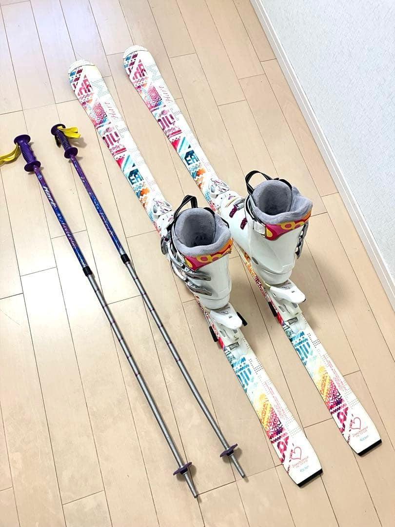 スキー140cm ブーツ25.5cm大阪手渡し可能　HART ROXY