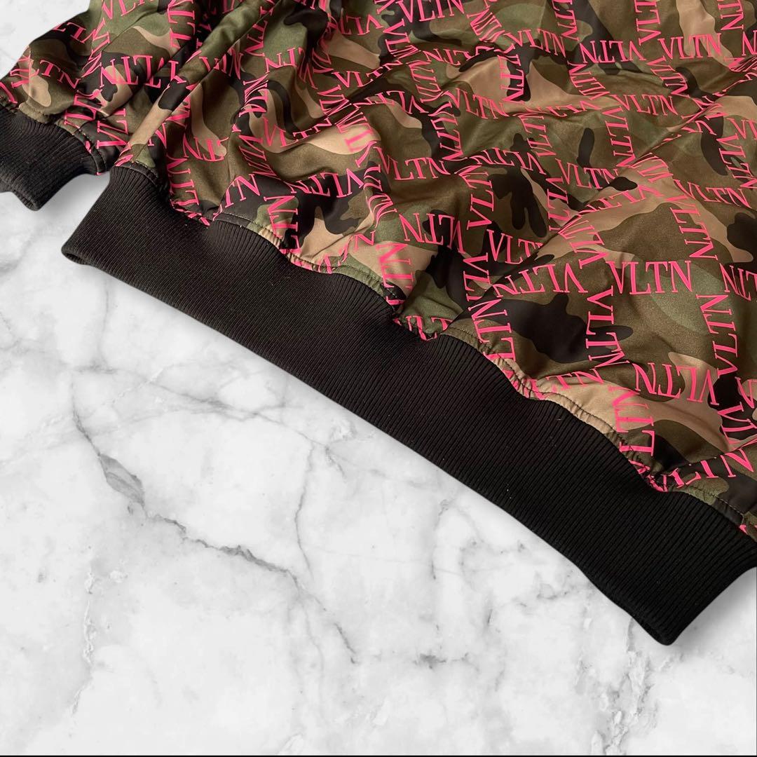 【極美品】VALENTINOカモフラ柄 WZIP ボンバージャケット　サイズ46