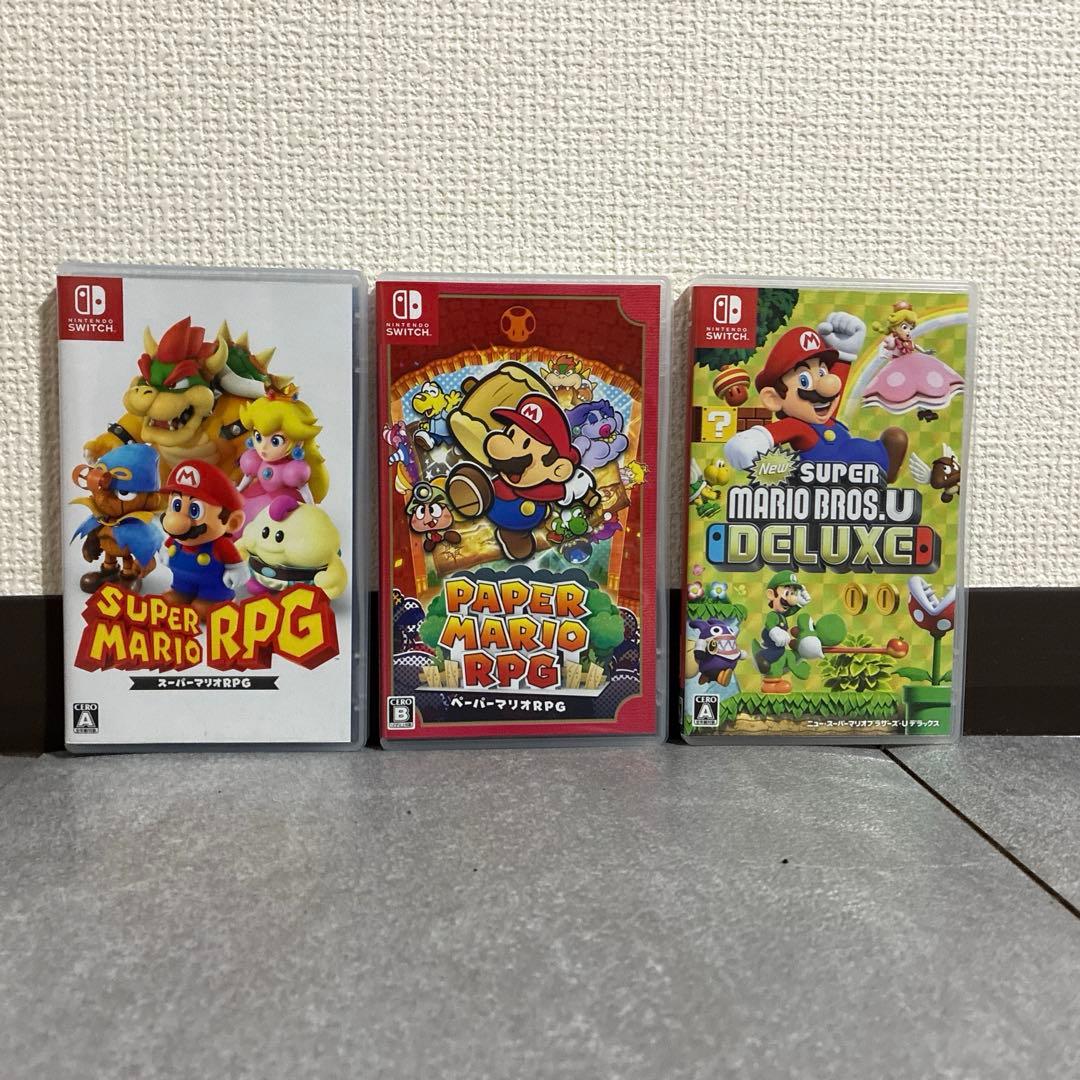 Switchまとめ売り　ペーパーマリオ　スーパーマリオRPG マリオブラザーズu