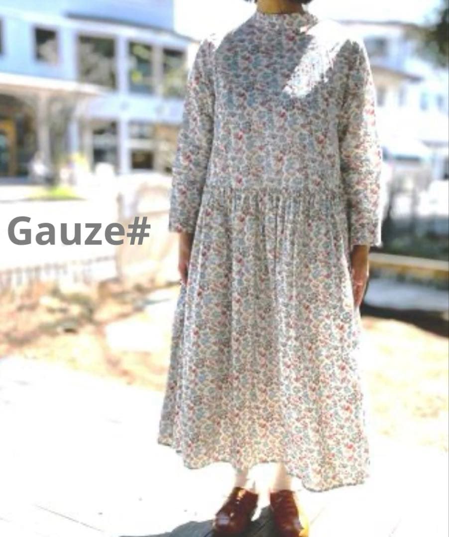 フラワー【Gauze#】リバティスイッチングワンピース 価格30,800円
